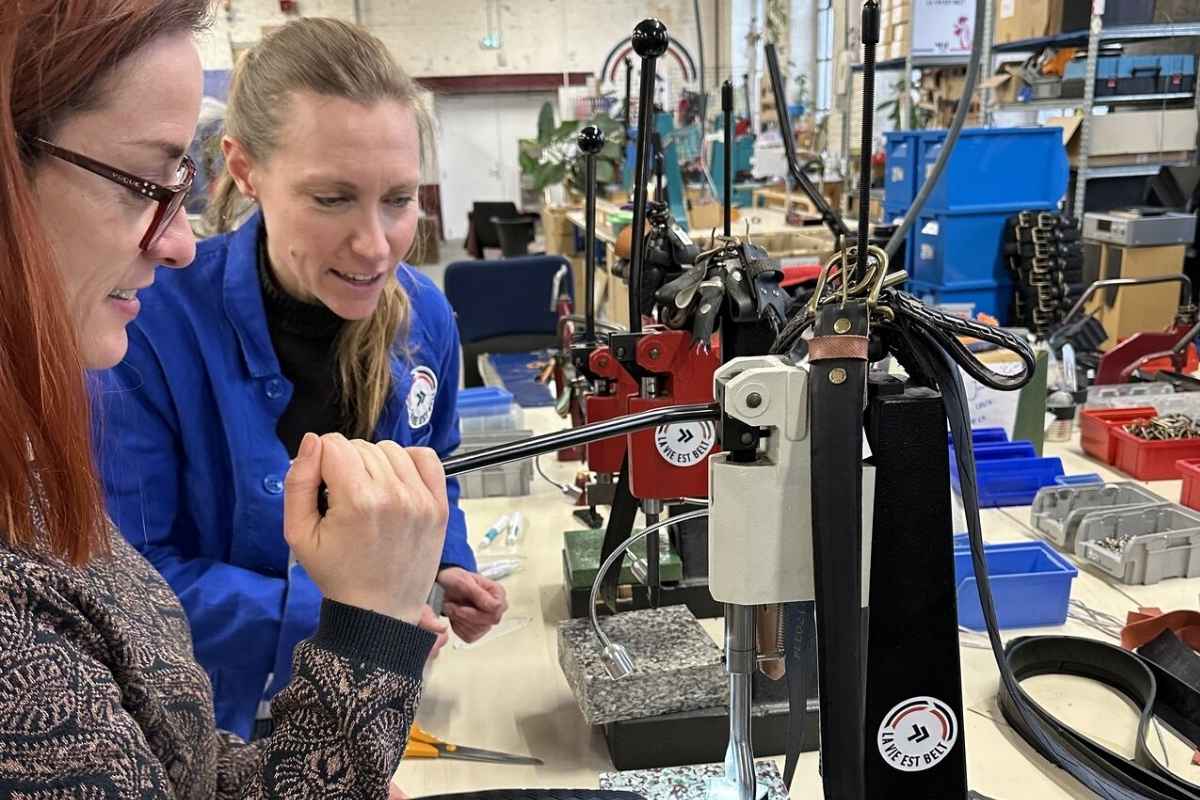 Atelier upcycling La Vie est Belt