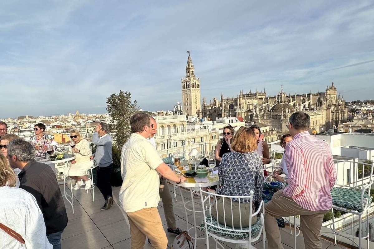 rooftop vue ville de Séville